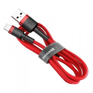 Kabel Baseus Cafule USB-A / Lightning 1.5A QC 3.0 2 m - czerwony
