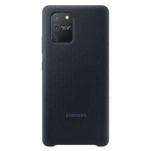 Samsung Silicone Cover gumowe silikonowe etui pokrowiec Samsung Galaxy S10 Lite czarny (EF-PG770TBEGEU)