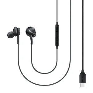 Słuchawki Samsung AKG EO-IC100BBEGEU przewodowe dokanałowe USB-C - czarne