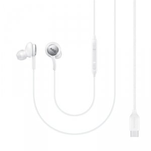Samsung AKG przewodowe słuchawki dokanałowe USB-C biały (EO-IC100BWEGEU)