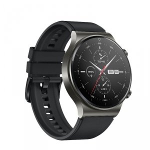 Silikonowy pasek do smartwatcha Huawei Watch GT / GT2 / GT2 Pro czarny