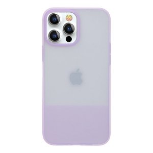 Kingxbar Plain Series etui pokrowiec do iPhone 13 Pro Max silikonowa obudowa fioletowy