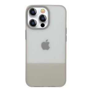 Kingxbar Plain Series etui pokrowiec do iPhone 13 Pro Max silikonowa obudowa szary