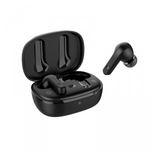 Acefast dokanałowe słuchawki bezprzewodowe TWS Bluetooth 5.2 Hybrid ANC (aktywna redukcja szumów) wodoodporne IPX6 czarny (T2 bl