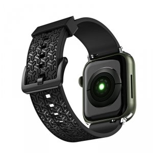Watch Strap Y pasek do Apple Watch 7 / 6 / 5 / 4 / 3 / 2 / SE (41 / 40 / 38mm) opaska bransoleta do zegarka czarny