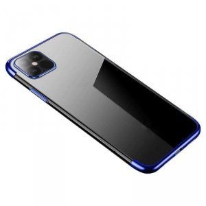 Clear Color case żelowy pokrowiec etui z metaliczną ramką Samsung Galaxy A13 5G niebieski
