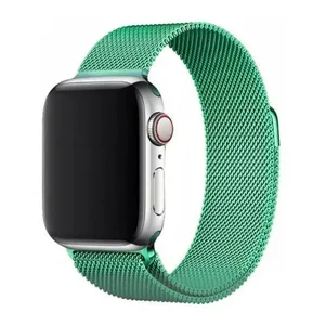 Magnetyczna opaska bransoleta Magnetic Strap pasek do Apple Watch 45 mm - miętowa
