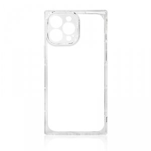 Square Clear Case etui do iPhone 12 Pro Max żelowy pokrowiec przezroczysty