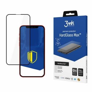 3MK HardGlass Max iPhone 13 Mini czarny/black, FullScreen Glass