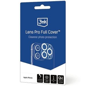 3MK Lens Pro Full Cover iPhone 13 Pro/ 13 Pro Max Szkło hartowane na obiektyw aparatu z ramką montażową 1szt 