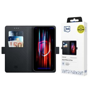 3MK Wallet Case iPhone 14 Plus 6.7czarny/black