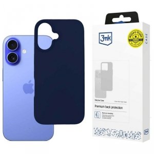 3MK Silicone Case iPhone 16 6.1         granatowy/dark navy