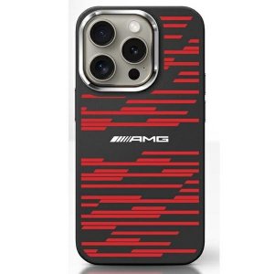 AMG AMHMP16S24SSRRK iPhone 16 6.1       czarny/black hardcase Silicone Graphics MagSafe
