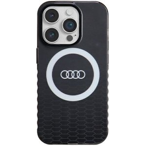 Audi IML Big Logo MagSafe Case iPhone 14 Pro 6.1 czarny/black hardcase AU-IMLMIP14P-Q5/D2-BK