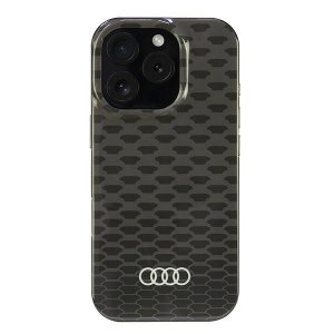 Audi IML Stitching Pattern MagSafeiPhone 16 Pro 6.3 czarny/black hardcase AU-IMLMIP16P-Q5/D3-BK