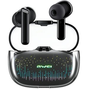 AWEI słuchawki Bluetooth 5.3 T52 Pro2TWS + stacja dokująca czarny/black
