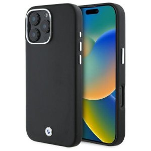 BMW BMHMP16L23PUFWK iPhone 16 Pro 6.3   czarny/black hardcase Sign Full Wrapped Metal MagSafe