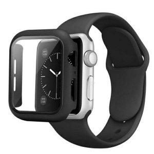 Beline pasek Apple Watch Silicone 38/40/41mm black colour + case