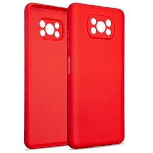 Beline Etui Silicone Xiaomi Poco X3 czerwony/red