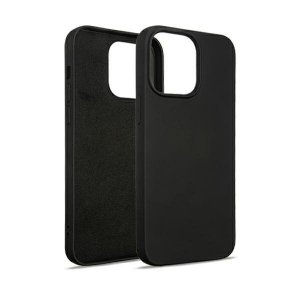 Beline Etui Silicone iPhone 15 Pro Max 6,7 czarny/black
