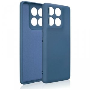 Etui Beline Silicone do Motorola Edge 60 niebieski