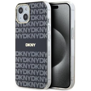 DKNY DKHMP15SHRHSEK iPhone 15 / 14 / 136.1 czarny/black hardcase IML Mono & Stripe MagSafe