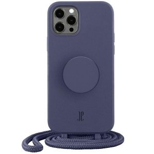 Etui JE PopGrip iPhone 12/12 Pro 6,1 purpurowy/purple 30032 (Just Elegance)