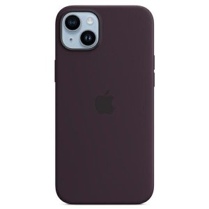 Etui Apple MPT93ZM/A iPhone 14 Plus 6,7 MagSafe czarny bez/elderberry Silicone Case