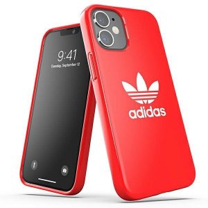 Adidas OR SnapCase Trefoil iPhone 12 mini czerwony/red 42292