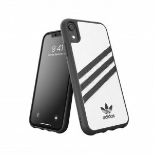 Adidas Moulded Case PU iPhone XR biało-czarny/white-black 32808
