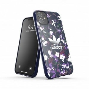 Adidas OR Snap Case Flower AOP iPhone 11 niebiesko-fioletowy/collegiate navy-active purple 40548