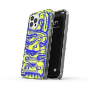 Diesel Snap Case Clear AOP iPhone 12 Pro Max niebiesko-limonkowy/blue-lime 42565