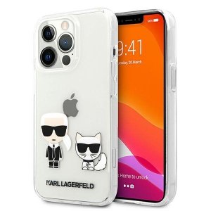 Karl Lagerfeld KLHCP13XCKTR iPhone 13 Pro Max 6,7 hardcase Transparent Karl & Choupette