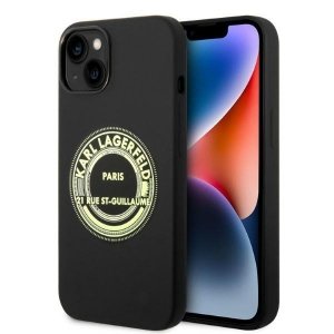 Karl Lagerfeld KLHCP14SSRSGRCK iPhone 14 / 15 / 13 6,1 hardcase czarny/black Silicone RSG