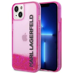 Karl Lagerfeld KLHCP14MLCKVF iPhone 14 Plus / 15 Plus 6,7 różowy/pink hardcase Liquid Glitter Elong