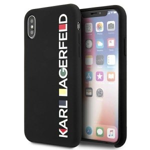 Karl Lagerfeld KLHCPXBHWHBK iPhone X/XS hardcase czarny/black Glossy Bauhaus