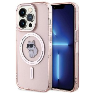 Karl Lagerfeld KLHMP15XHFCCNOP iPhone 15 Pro Max 6.7 różowy/pink hardcase IML Choupette MagSafe