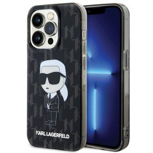 Karl Lagerfeld KLHCP15XHNKMKLK iPhone 15 Pro Max 6.7 czarny/black hardcase Monogram Ikonik