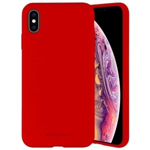 Mercury Silicone iPhone 15 Pro Max 6,7 czerwony/red
