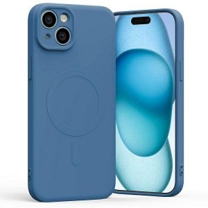 Mercury MagSafe Semi-Silicone iPhone 15 Plus / 14 Plus 6,7 niebieski /blue