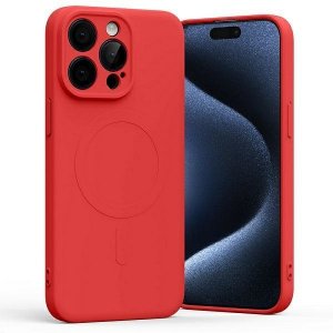 Mercury MagSafe Semi-Silicone iPhone 15 Pro Max 6,7 czerwony /red