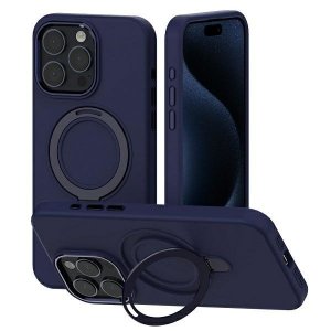 Mercury MagSafe Stand Silicone iPhone 15 Pro Max 6,7 niebieski /blue