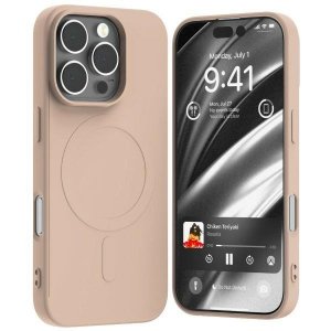 Mercury MagSafe Semi-Silicone iPhone 16Pro 6,3 różowo-piaskowy /pink sand