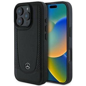 Mercedes MEHCP16XARMBK iPhone 16 ProMax 6.9 czarny/black hardcase Leather Urban