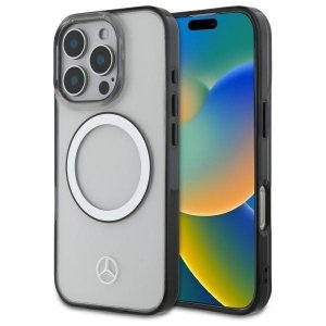 Mercedes MEHMP16L23HUOKC iPhone 16 Pro   6.3 transparent hardcase Printed logo MagSafe