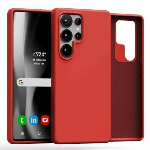Mercury Silicone Sam S25 Ultra S938      czerwony/red
