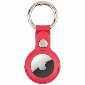 Mercury etui Leather AirTag czerwony     /red