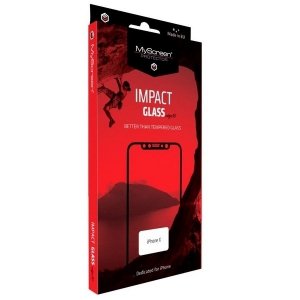 MS ImpactGLASS Edge 3D iPhone X/Xs/11 Pro 5,8 czarny/black Antyuderzeniowe szkło hybrydowe na cały ekran 8H