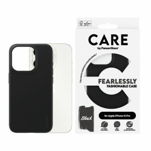 Etui CARE by PanzerGlass Fearlessly      Fashionable Case iPhone 15 Pro 6,1 czarny/black 1430