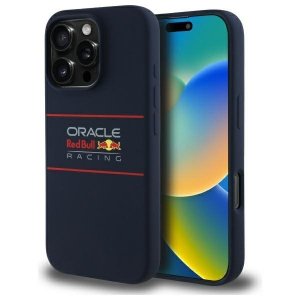 Red Bull RBHMP16L24SIHSRV iPhone 16 Pro  6.3 hardcase granatowy/navy Silicone Horizontal Logo MagSafe